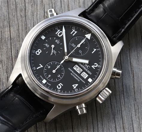 iwc doppelchronograph|iwc schaffhausen double chronograph.